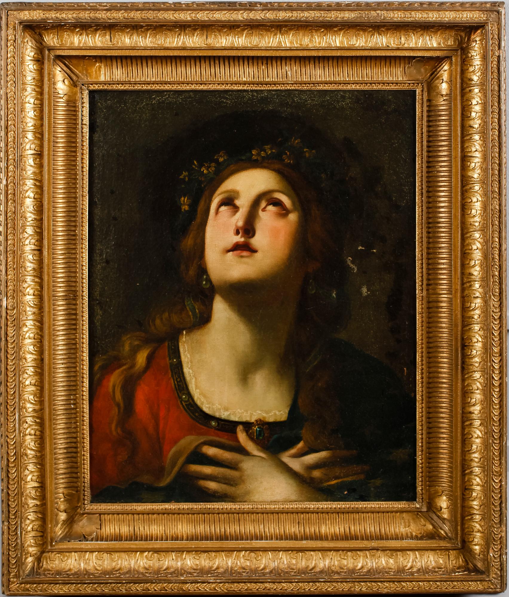 OKÄND KONSTNÄR, olja på duk, dubblerad, 1700-/1800-tal.