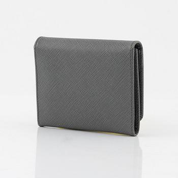 Prada, plånbok "Small Saffino Leather Wallet".