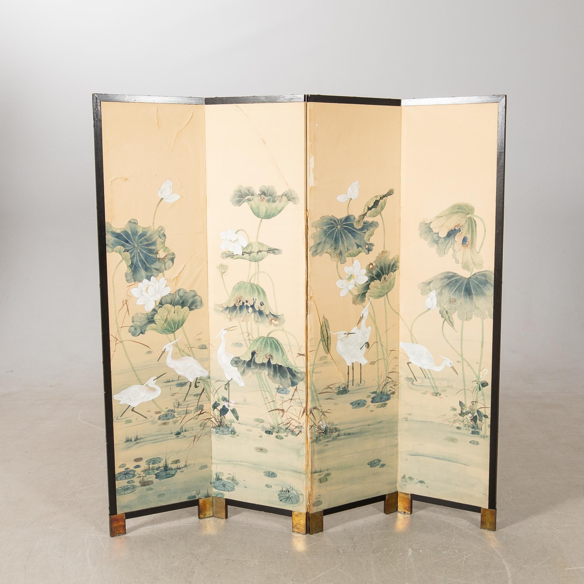 Folding screen Japan 20th century.