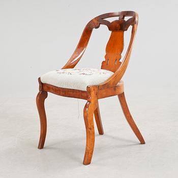 STOL, sk Göteborgsstol. Senempire/nyrokoko, 1800-talets mitt.