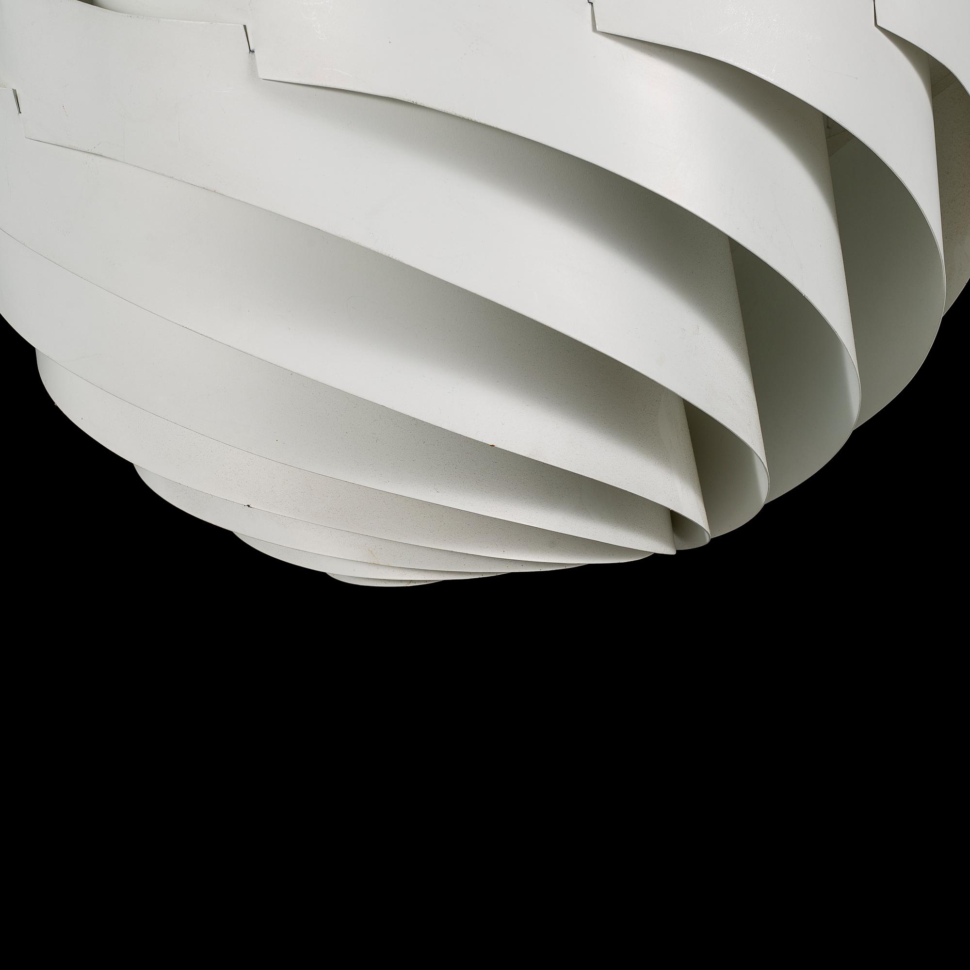 A "Turbo" ceiling lamp by Louis Weisdorf for Lyfa, Denmark, second half of the 20th century.