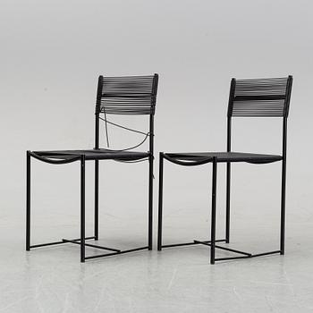 Giandomenico Belotti, six 'Spaghetti' chairs, Alias, Italy.