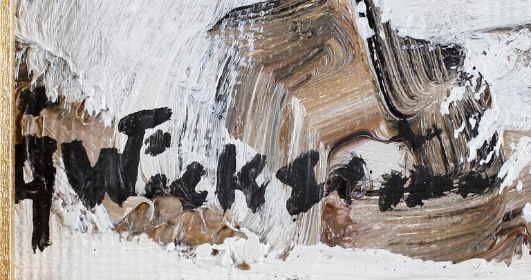 ÅKE WICKSTRÖM, olja på duk, signerad.