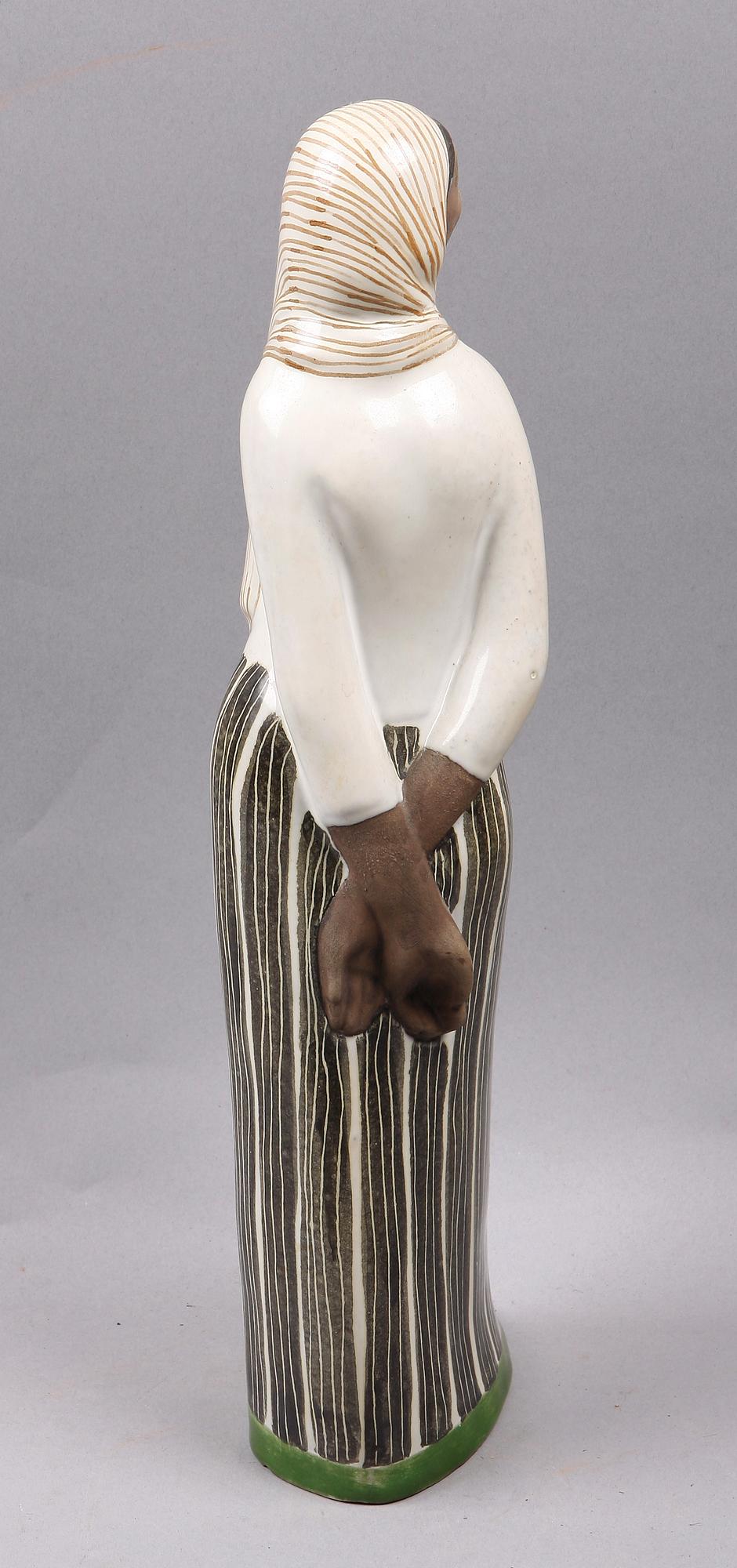 FIGURIN, stengods, Mari Simmulson, Upsala Ekeby, 1950-tal.