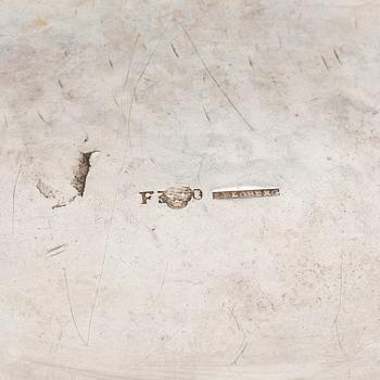 Sven Floberg, sockerskrin, silver, empire, Stockholm 1812.