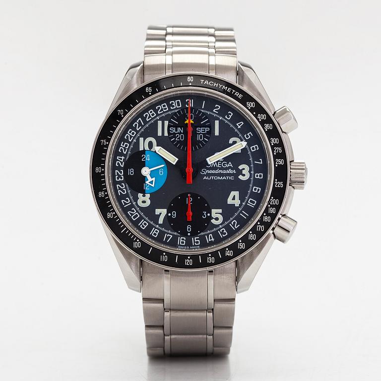 Omega, Speedmaster, MK40, Day-Date, chronograph, wristwatch, 39 mm.
