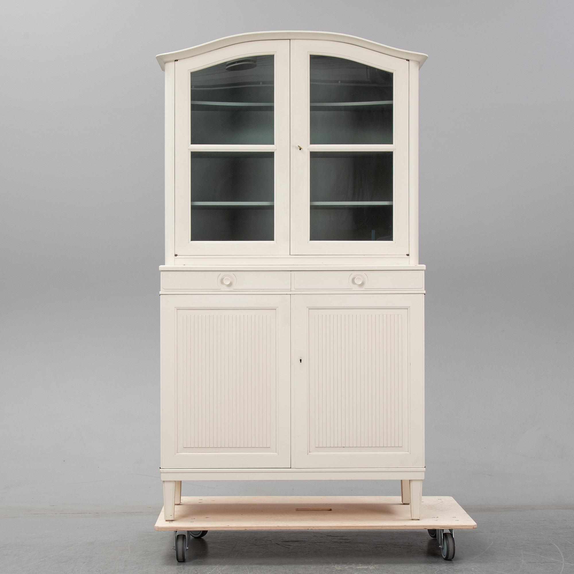 A 1960's 'Herrgården vitrine cabinet by Carl Malmsten, Bodafors.