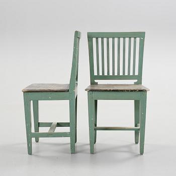 STOLAR, 6 st, så kallad Leksandsmodell, 1800-tal.