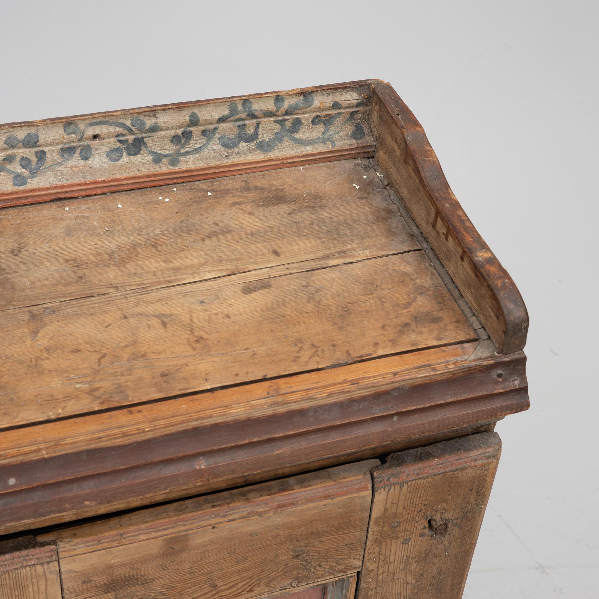 Sideboard, folk art, 19th century.
