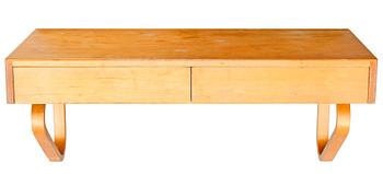 77. Alvar Aalto, A WALL SHELF WITH TWO DRAWERS.