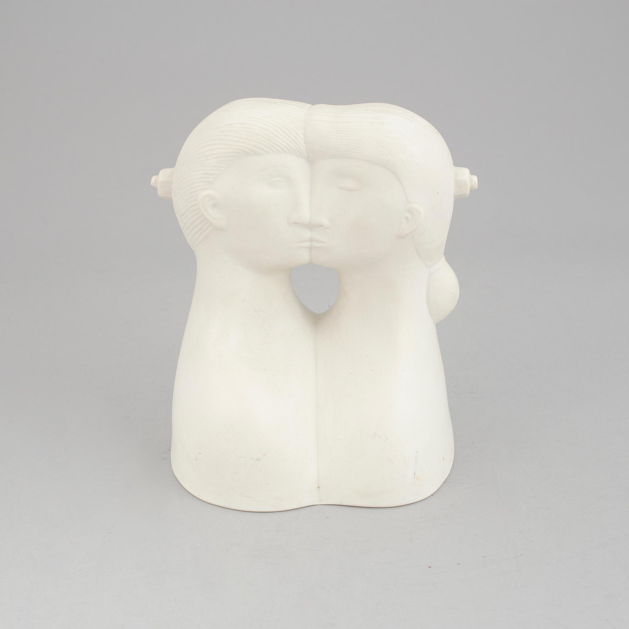 FIGURIN, parian, "De tu", Stig Lindberg,  Gustavsberg.