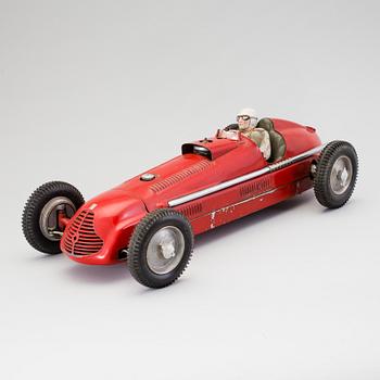 A gas powered tinplate Domo Maserati, Italy, ca 1948.