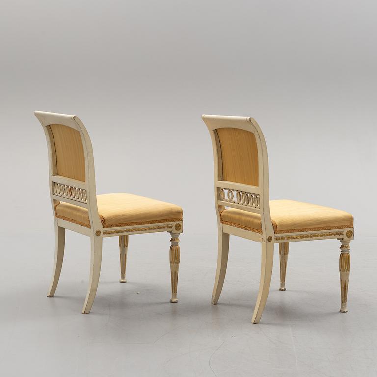 STOLAR, ett par, sengustavianska.