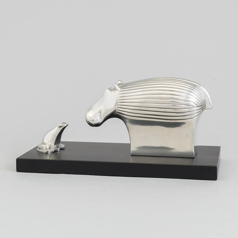 Two 1990´s pewter figurines by Gunnar Cyrén.