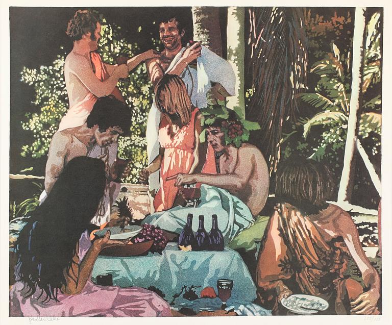 JOHN CLEM CLARKE, silkscreen, sign o numr 200/200.