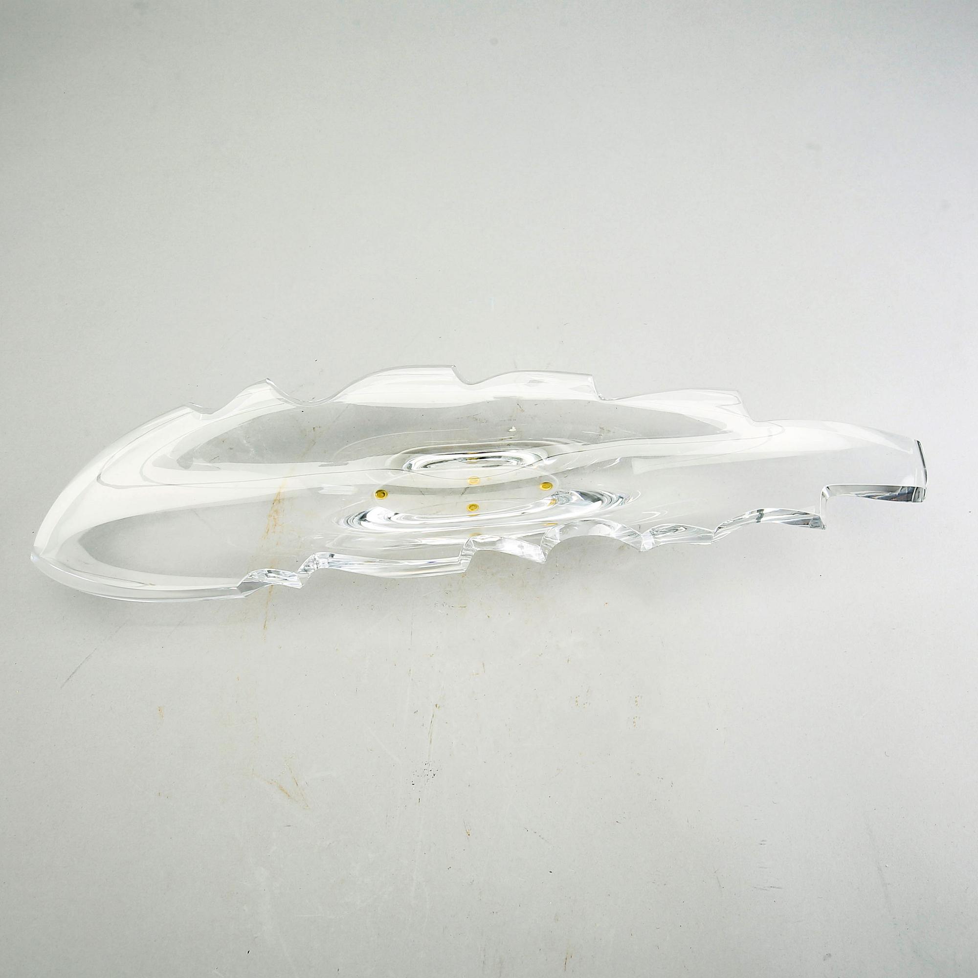 Sigurd Persson, Bowl / dish, Kosta, signed, numbered, Unique.