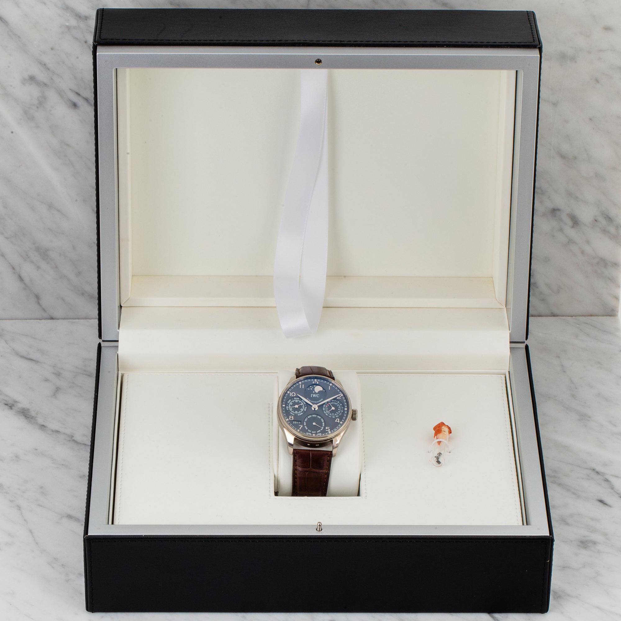 IWC, Schaffhausen, Portugieser, Perpetual Calendar, wristwatch, 42 mm,