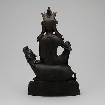SKULPTUR, gjutjärn, Orientalisk, modern tillverkning.