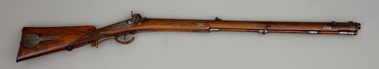 SLAGLÅSGEVÄR, Christoph Funk in Suhl, Tyskland 1800-talets mitt.