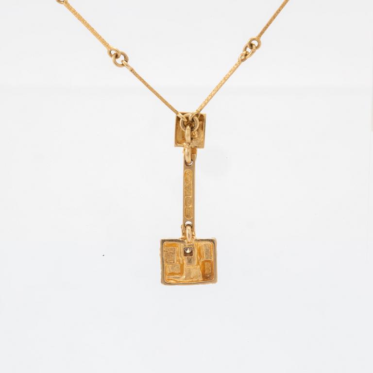 Björn Weckström, Halsband "Thai" 18K guld,  Lapponia 1978.