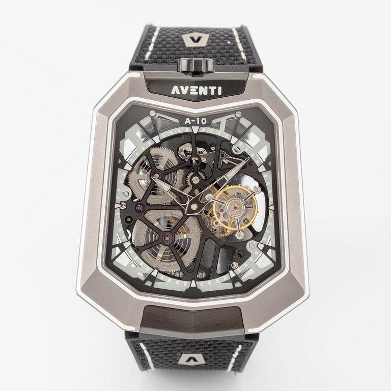 Aventi, A-10 Tourbillon, wristwatch, 48.5 x 55.5 mm.