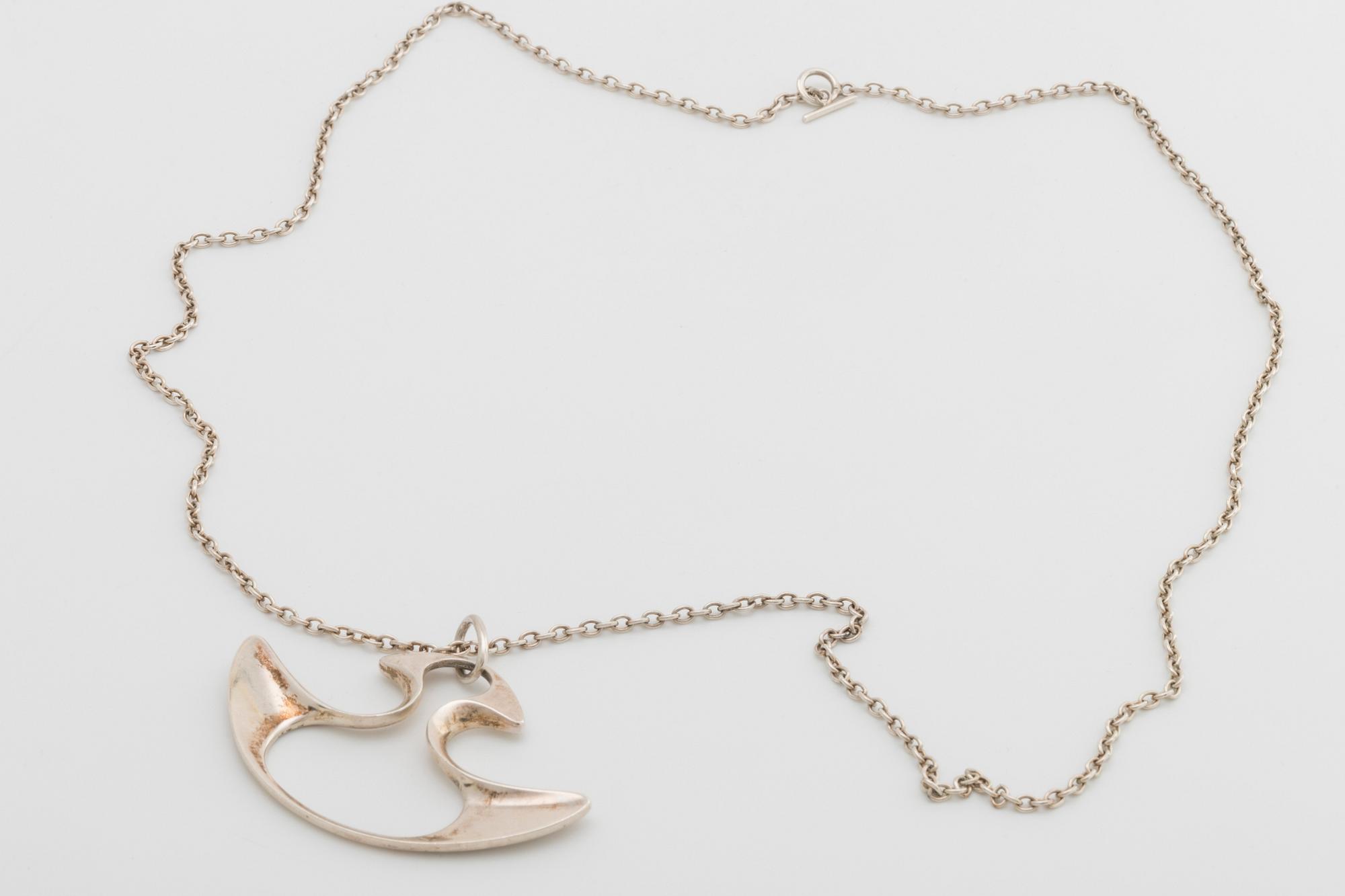 HENNING KOPPEL, silver, halsband för Georg Jensen, 1970-tal.