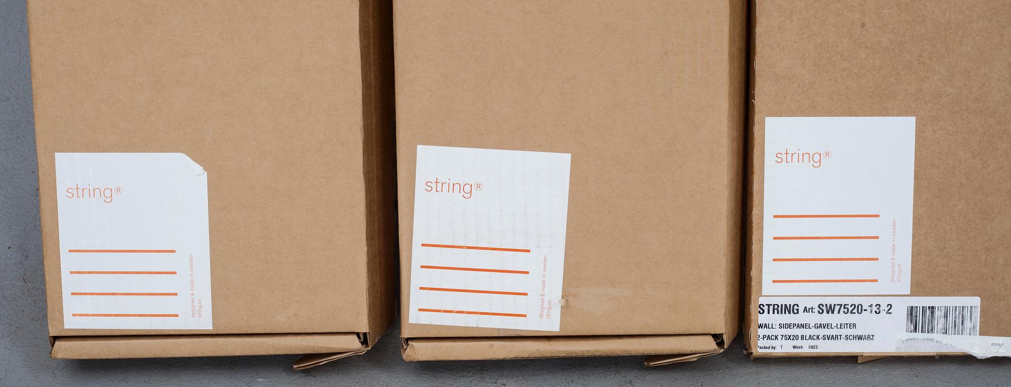 STRINGHYLLA, 8 delar, design Nils Strinning, 2000-tal.