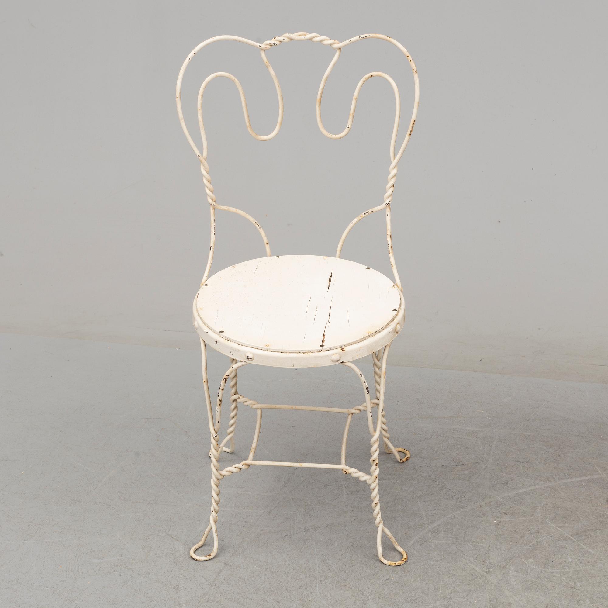 TRÄDGÅRDSSTOLAR, 4 st, 1900-talets mitt.