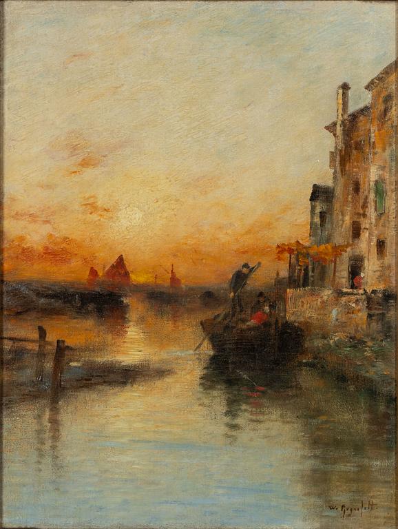 Wilhelm von Gegerfelt, Solnedgång över Venedig.