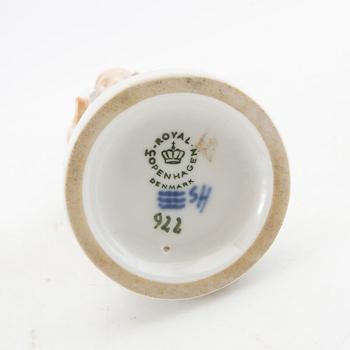 Figuriner 4 st Royal Copenhagen 1900-talets mitt/andra hälft porslin.