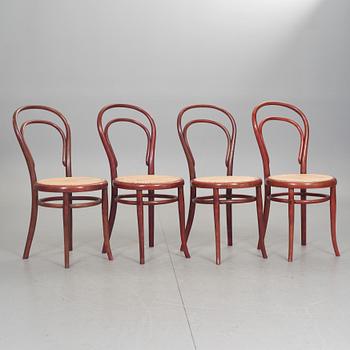 STOLAR, 4 st. Thonet, etikettsmärkta.