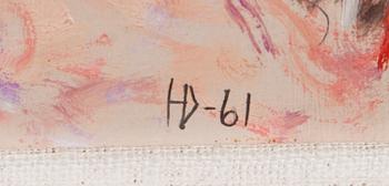 HELGE DAHLMAN, oil on panel, signed and dated -61.