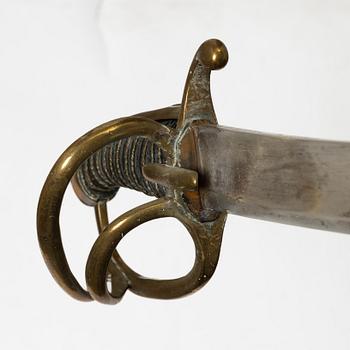 Sabel, svensk, m/1814, med balja.