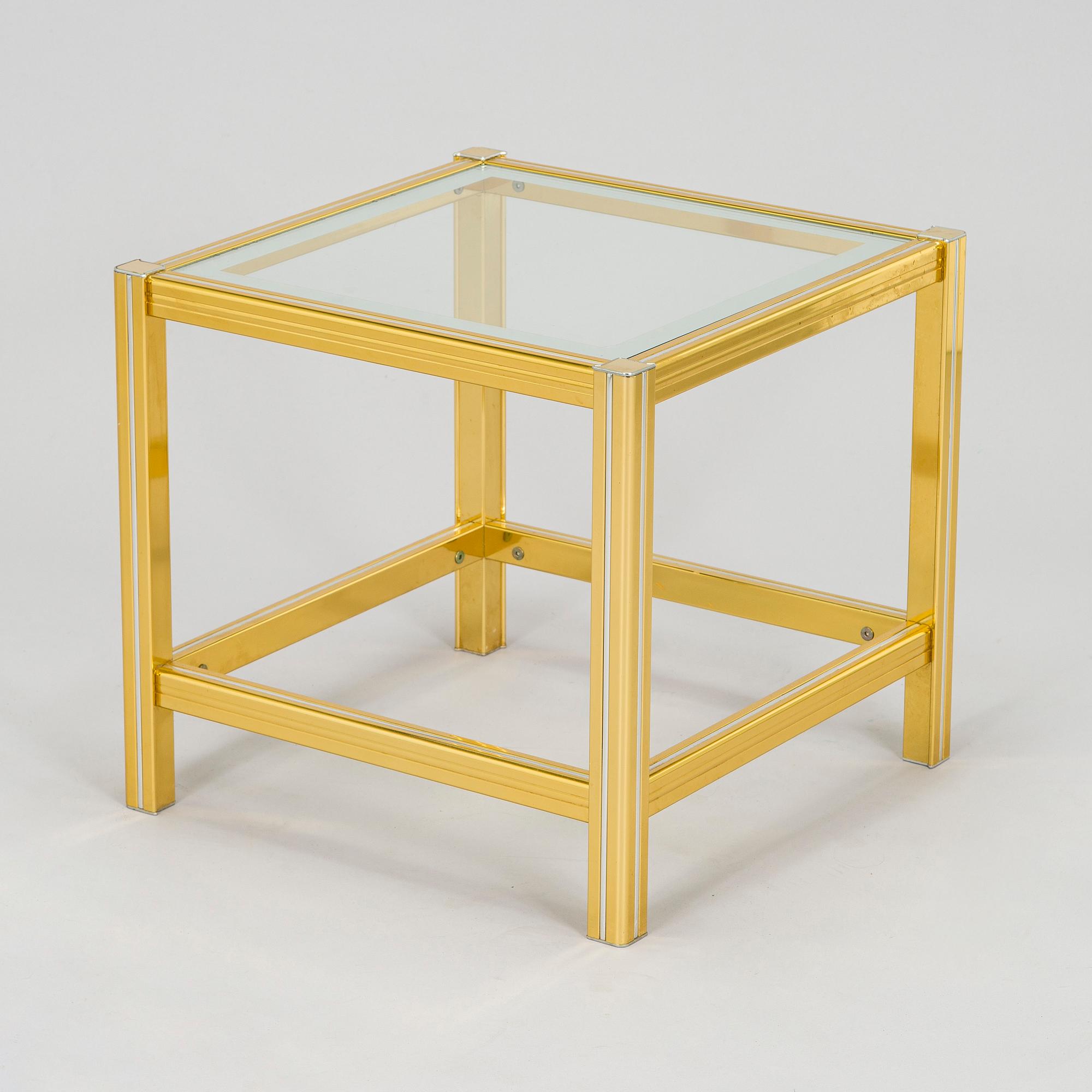 A coffee table and a side table, 1970s/80s.