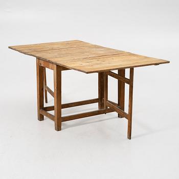 Drop-leaf table, 19th century.