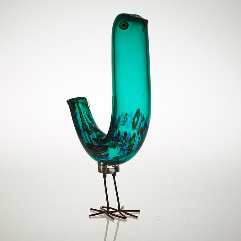 An Alessandro Pianon 'Pulcino' glass bird, Vistosi, Italy, 1960's.