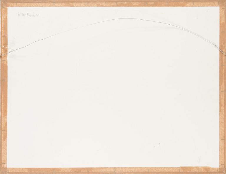 Pekka Ryynänen, watercolour / gouache, signed and dated -88.