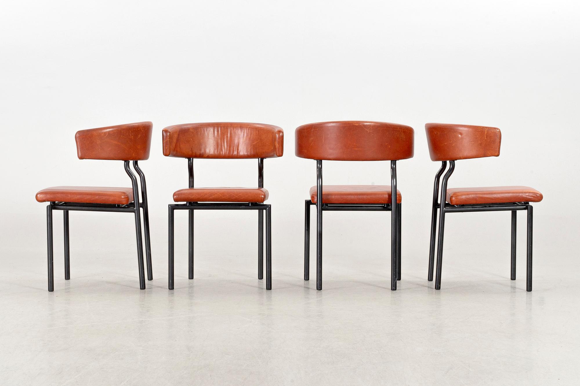 4 CHAIRS "ARON" by Love Arbén for Lammhults möbler.