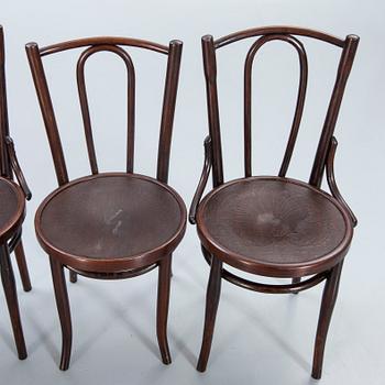 Chairs, 4 pcs, Thonet, bentwood, first half of the 20th century.