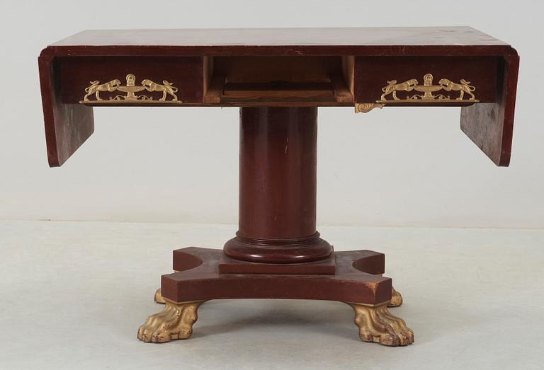 KLAFFBORD, empire, 1800-talets första hälft.