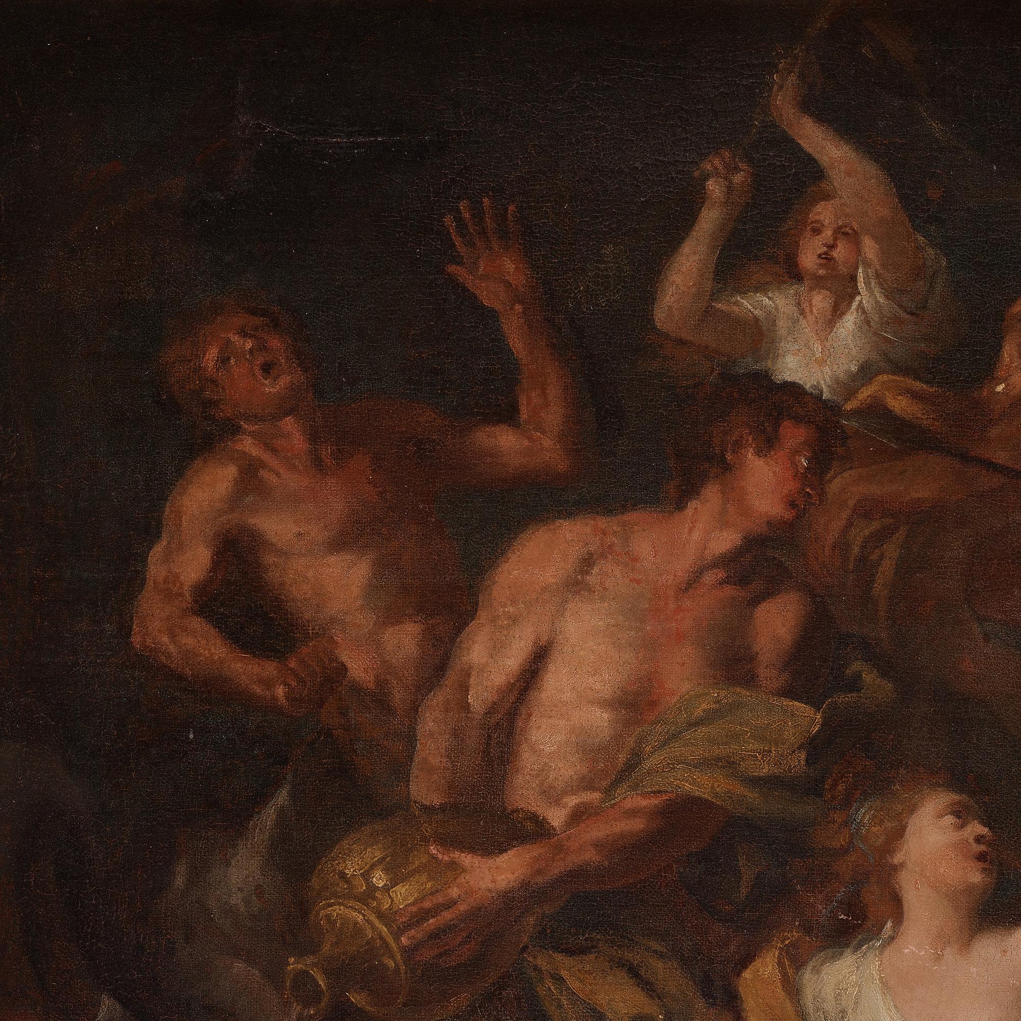 JEAN FRANCOIS DE TROY, hans krets. Uppfordrad duk 92,5 x 129 cm.