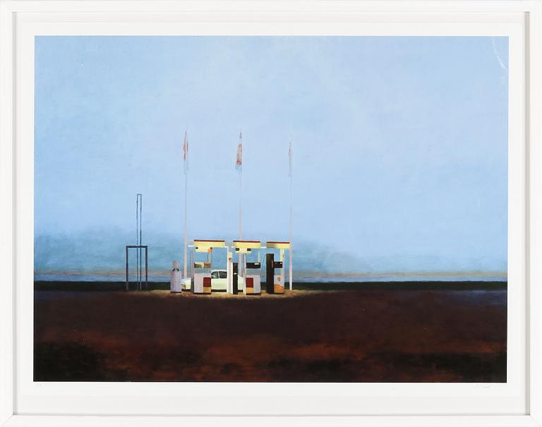 ANDERS UDD, gicléetryck, signerad, provtryck.