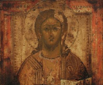 IKON, pannå, troligen Östeuropa och 1700/1800-tal.