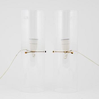 Yki Nummi, a pair of 'Modern Art' table lights, Orno, Finland.