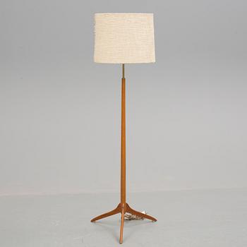 GOLVLAMPA, teak, 1950-/60-tal.