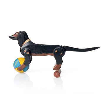 214. Brio, a toy dachshund, Sweden, early 20th century.