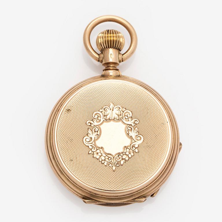 Borel Neuchatel, pocket watch, hunter, 37.5 mm.