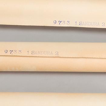 Tove Jansson, Moomin wallpaper, 6 rolls, mid-20th century.