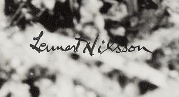 Lennart Nilsson, photograph, signed.
