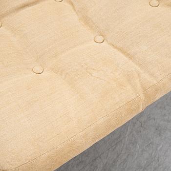 Bruno Mathsson, a pair of easy chairs and a coffee table, 'Karin', Dux, second half of the 20th Century.